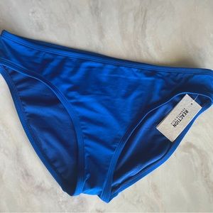 Kenneth Cole Reaction Navy Blue Bikini Botrom Size Small
